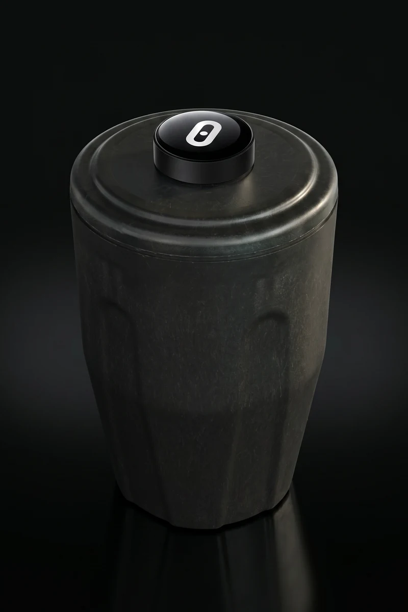 Urn in portrait format
